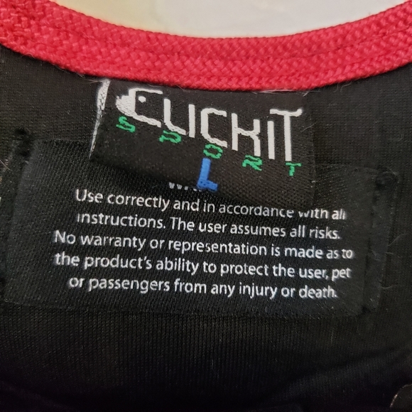 Sleepy Pod Click It Size Lrg Red & Blk - Picture 4 of 13